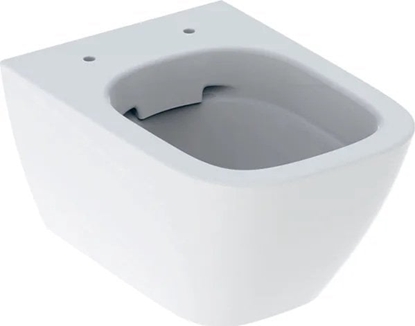 Изображение Miska WC Geberit Geberit lejowa, krótka, wiszca miska WC Smyle Square Rimfree 500.379.01.1