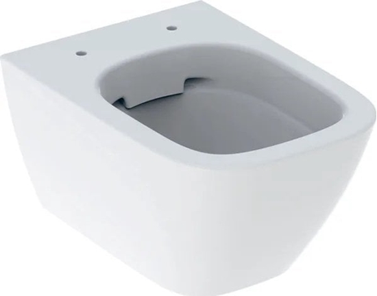 Изображение Miska WC Geberit Geberit lejowa, krótka, wiszca miska WC Smyle Square Rimfree 500.379.01.1