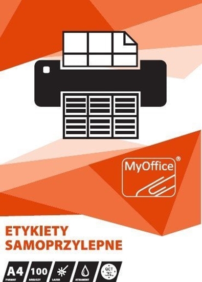 Picture of MyOffice ETYKIETY A4 MyOFFICE 210 X 148 MM (100)