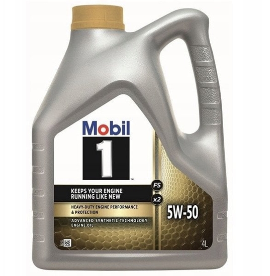 Изображение Mobil 1 FS X2 5W50 fuld syntetisk olie, 4 L