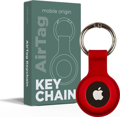 Attēls no Mobile Origin AirTag KeyChain, red