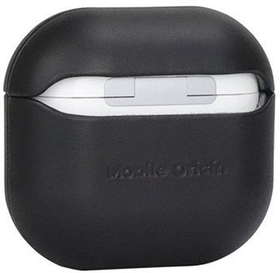 Изображение Mobile Origin Leather Case, black - AirPods 4