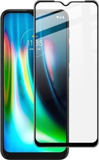 Picture of Mocco Full Face / Full Glue Tempered Glass Full Coveraged with Frame Motorola Moto G9 Play Black
