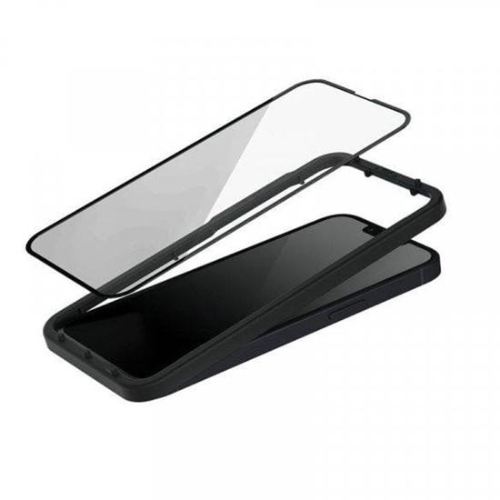 Picture of Mocco Full Glue Signature Edition Tempered Glass Full Coverage with Frame  Apple iPhone 15 Black