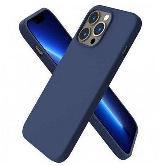 Picture of Mocco Ultra Slim Soft Matte 0.3 mm Silicone Case for Xiaomi 12 5G / 12X 5G Dark Blue