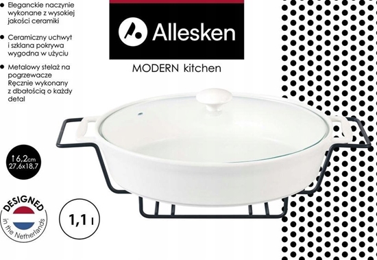 Picture of MODERN KITCHEN Naczynie Z Podgrzewaczem 1,1l 2x18,7xh6,2cm