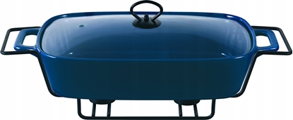 Attēls no MODERN KITCHEN Naczynie Z Podgrzewaczem 2,1l 41,5x25,6xh15cm Granatowe