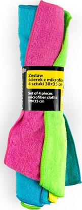 Изображение Moje Auto mikrofibra - ciereczki 30x35cm - zestaw 4szt uniwersalny
