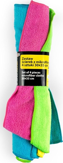 Picture of Moje Auto mikrofibra - ciereczki 30x35cm - zestaw 4szt uniwersalny