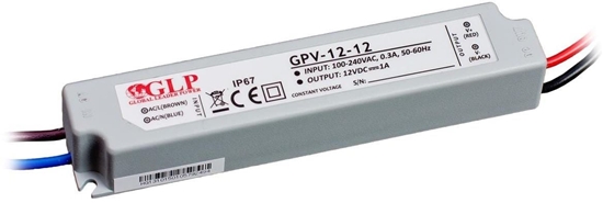 Picture of Mojeledy Zasilacz led GPV 12W 12V DC ip67 (gpv-12-12 1A)