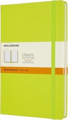Изображение Moleskine Notes MOLESKINE Classic L (13x21cm), w linie, twarda oprawa, 240 stron, lemon green