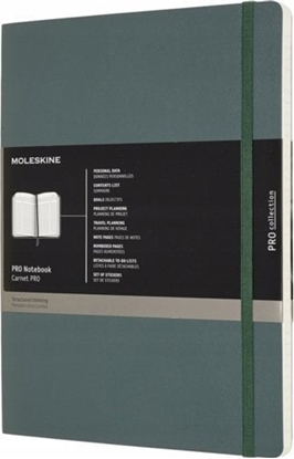 Attēls no Moleskine Notes MOLESKINE Professional XL (19x25 cm), mikka oprawa, forest green, 192 strony, zielony