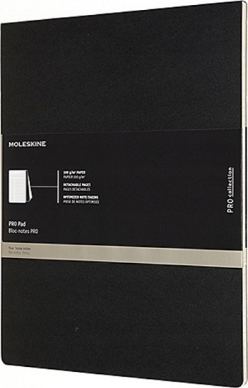 Изображение Moleskine Notes reporterski PRO PAD MOLESKINE Letter (21,59x27,94 cm), 96 stron, czarny