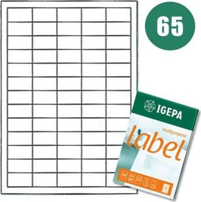 Picture of Mondi ETYKIETY A4 IGEPA 38.1 X 21.2 MM BIAE (100)