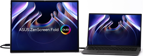 Picture of Monitor Asus ZenScreen Fold OLED MQ17QH (90LM09EV-B01170)