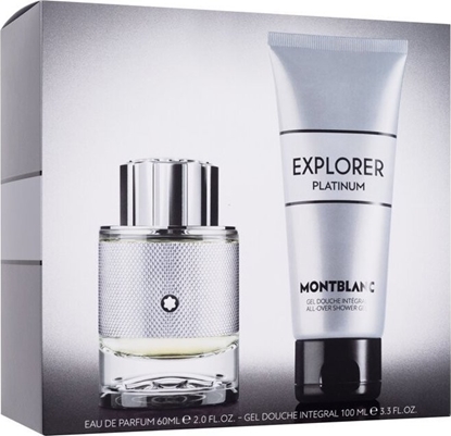 Изображение Mont Blanc SET MONT BLANC Explorer Platinium EDP spray 60ml + SHOWER GEL 100ml