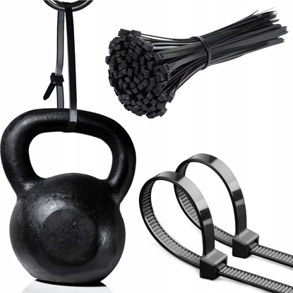 Picture of Montis Opaski zaciskowe czarne 4,8x300mm 100szt. (MT141-48300)