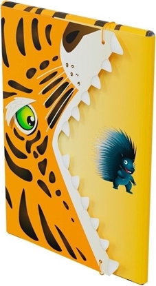 Attēls no Monumi Teczka A4 z gumk szczka - Tygrys
