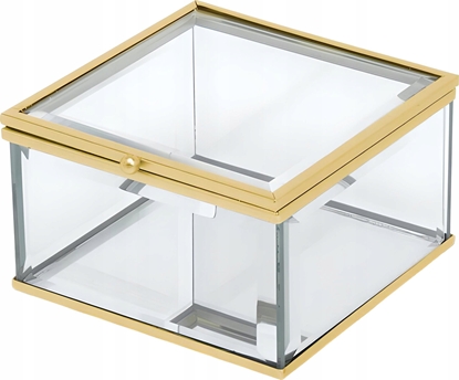 Изображение Moon in the room Organizer, szkatuka MOON in the room, kwadratowa, zoto, lustrzana, PEONY