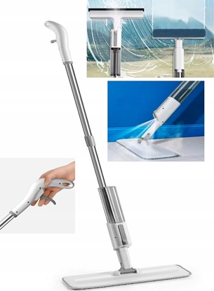 Picture of Mop Promis MOP ze SPRYSKIWACZEM+MYJKA DO OKIEN 3w1 SPRAY MOP Promis ULTRAMOP