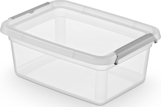 Изображение Moxom Pojemnik do przechowywania MOXOM, Basestore, z klipsem, 12,5l, transparentny