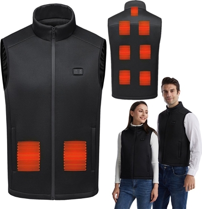 Picture of Mozos HV4 Ogrzewana elektryczna kamizelka unisex r. XXL czarna