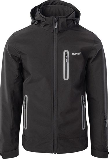 Изображение Mska kurtka przejciowa softshell membrana 10000mm Nikos II czarna rozmiar S