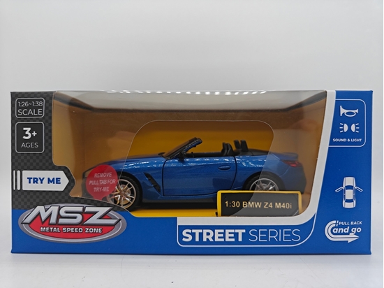 Picture of MSZ Die-cast model BMW Z4 M40i, scale 1:30
