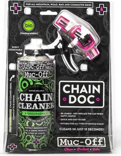 Изображение Muc-Off Muc-Off chain cleaning device Chain Doc, cleaning agent (incl. 400ml Bio Chain Cleaner)