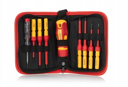 Picture of multi wkrtak vde z wymiennymi kocówkami, 9 cz. etui