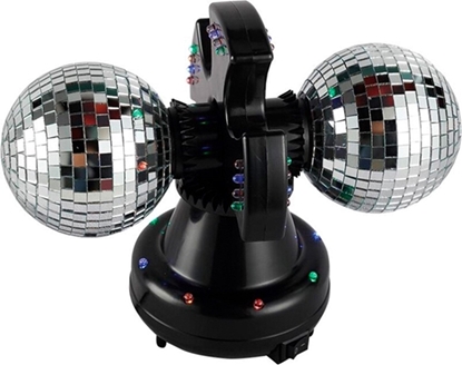 Изображение Music - Twin Mirror Ball lamp LED (501114) /Lights and Sound /Silver
