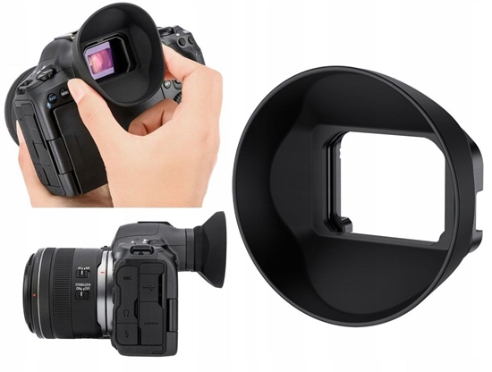 Изображение Muszla Oczna Na Wizjer Do Aparatu Canon Eos R5 R 5 Mark Ii Mk Ii Mkii Jjc /  Ec-r5iic