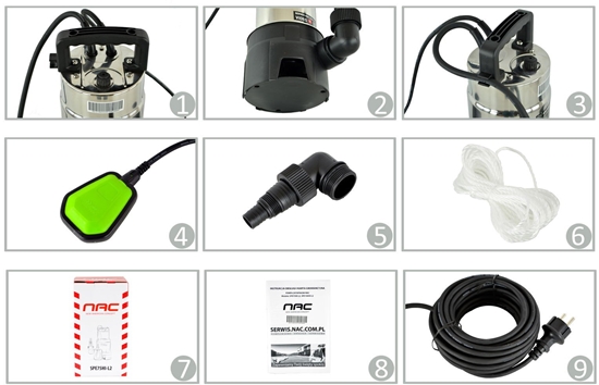 Изображение NAC DIRT WATER PUMP 750W SPE75HI-L2