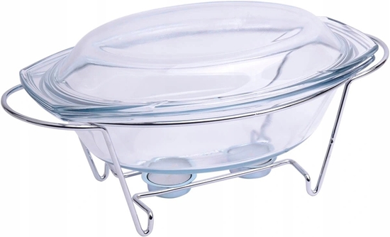 Picture of NACZYNIE AROODPORNE OWALNE 2,9L Z PODGRZEWACZEM METALOWYM OWIJKA