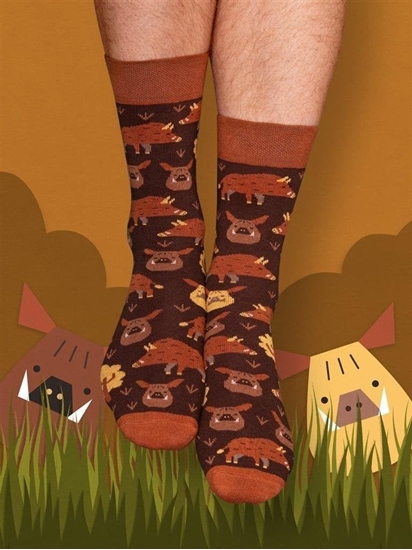 Picture of Nadwyraz.com Skarpety dugie Dzik 41-46