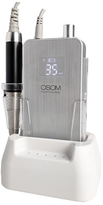Изображение Nag lifavimo aparatas-drl Osom Professional Brushless Nail Drill Machine OSOMND301SILV, 35 000 aps./min., kraunama