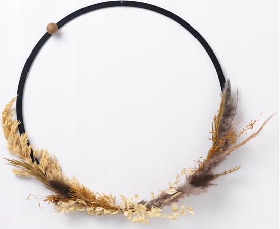 Picture of NAGA Dekorationsring magnetisk i sort metal Ø35 cm sort