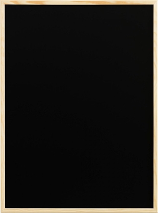 Attēls no NAGA Kridttavle 80x60 cm sort med træramme