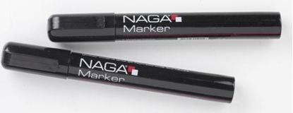 Изображение NAGA MARKERY KREDOWE 2X3 NAGA 10 MM 2 SZT., CZARNY