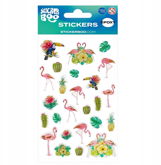 Picture of NAKLEJ FLAMINGI EPOXY 100X200 S-BOO PBH 50/600