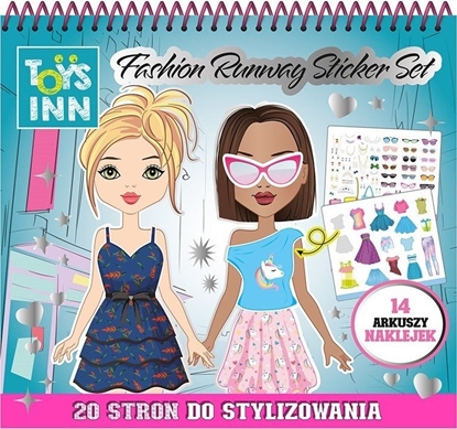 Изображение Naklejki Fashion Runway kolorowanka moda Stnux