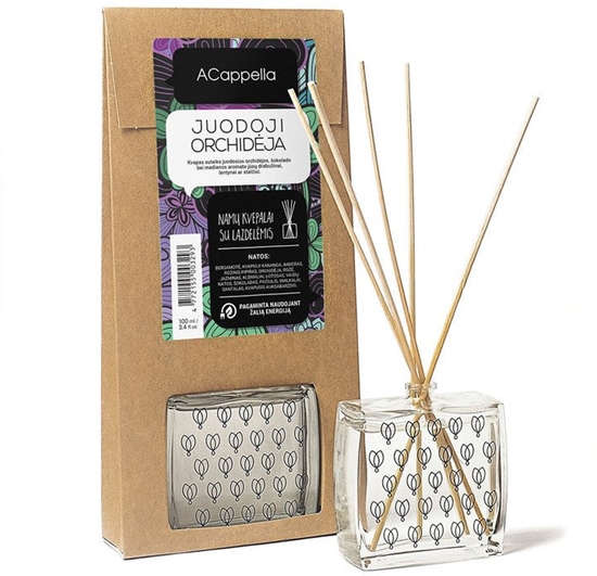 Picture of Nam kvapas su lazdelmis ACappella Juodoji orchidja, 100 ml