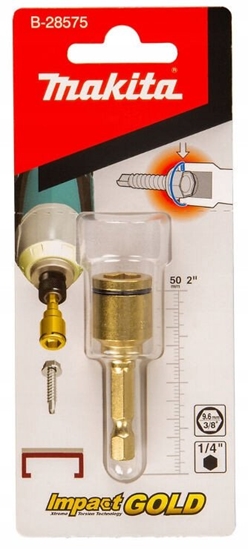 Picture of NASADKA  1/4" HEX 9,6X50MM (Z PIERSCIENIEM) IG DO WKRETOW INOX