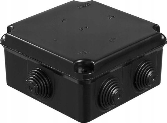 Изображение NASIELSK Puszka natynkowa Elektro-plast Nasielsk PK-2 0222-09 1108x108x58mm IP55 hermetyczna pusta czarna
