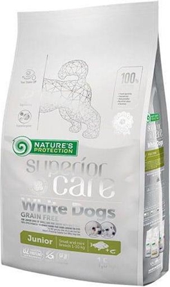 Picture of Natures Protection Pies superior care white dog junior small 1,5 kg
