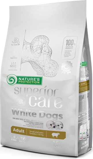 Picture of Natures Protection Superior Care White Dogs Adult Small - Karma dla psów biaych maych ras  1,5 kg