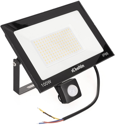 Attēls no Nawietlacz LED 100W z czujnikiem ruchu  barwa biaa zimna 6500K (10)