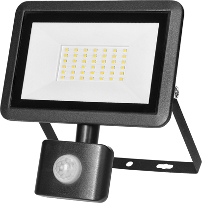 Picture of Nawietlacz Orno FARO S LED nawietlacz z PIR 30W, 2400lm, IP44, 4000K, aluminium + szko