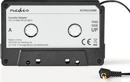 Picture of Nedis Nedis ACON2200BK adapter do kaset magnetofonowych Czarny