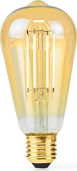 Picture of Nedis Nedis LBDE27ST64GD1 lampa LED Bardzo ciepe wiato, Ciepe biae 2100 K 4,9 W E27 F